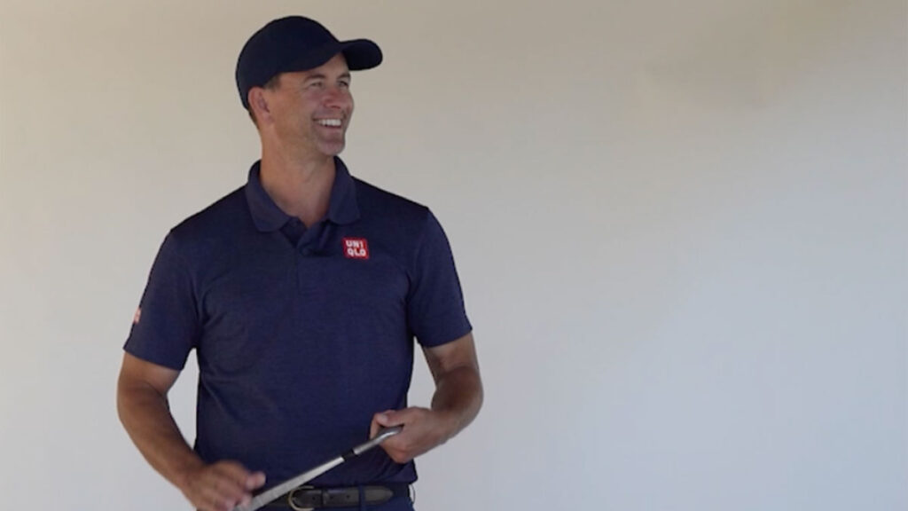 Behind the scenes with Adam Scott