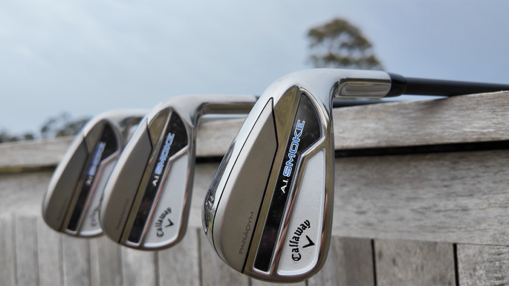 Closer look: Callaway Paradym Ai Smoke irons and hybrids